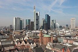 Downtown of Frankfurt am Main