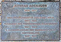 Konrad Adenauer, Adenauerplatz , Berlin-Charlottenburg, Deutschland