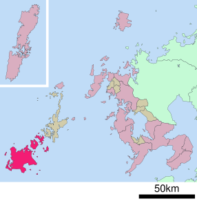 Poziția localității Gotō, Nagasaki