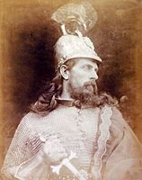 El Rey Arturo, fotografía artística de Julia Margaret Cameron, 1874. 35.7 x 27.6 cm.