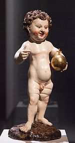 L'Enfant Jésus bénissant, Memmingen, vers 1490.