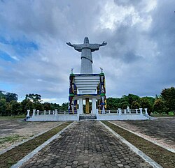 Patung Yesus di Pulau Mansinam