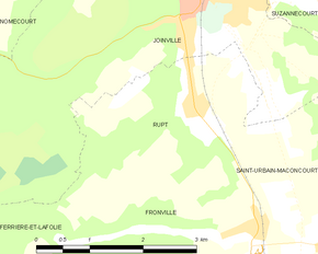 Poziția localității Rupt