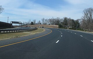 MD 200 westbound near mile marker 4.2 in Montgomery County