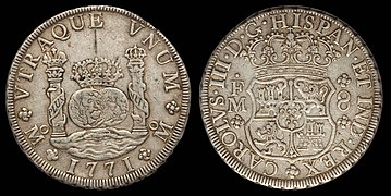 Mexico Carlos III Pillar Dollar of 8 Reales 1771.jpg