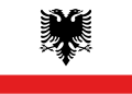 Vojnová námorná vlajka Albánska