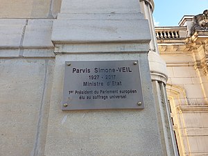 Simone Veil plaka, Vichy