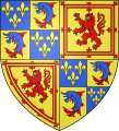 II. Ferenc 1558-tól használt címere, ami az oroszlános skót címert és a dauphini pajzsot egyesíti