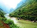 Sông Miện, đoạn ở bắc xã Cán Tỷ Quản Bạ, Hà Giang.