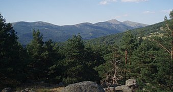 Valle del río Moros en la sierra de Guadarrama