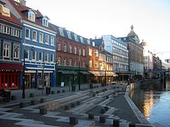 Promenada při rěce Aarhus Å