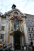 Asamkirche en Múnich, de los hermanos Egid Quirin Asam y Cosmas Damian Asam (1733-1746)