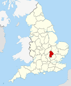 Bedfordshire within England