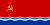 Bandera de la República Socialista Soviética de Letonia