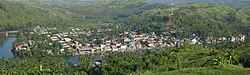 Aerial view of the Poblacion