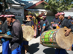 Dobosok Lombok szigetén