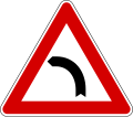 Bend, to left (formerly used )