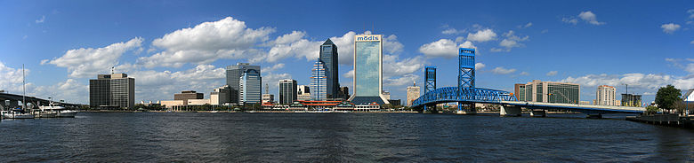 Panorama sur Jacksonville.