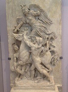 Model of second version of Le Depart des Volontaires de 1792, in plaster, 1833, The Louvre