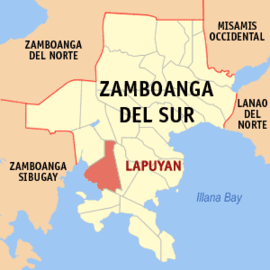 Lapuyan na Zamboanga do Sul Coordenadas : 7°37'57"N, 123°11'29"E