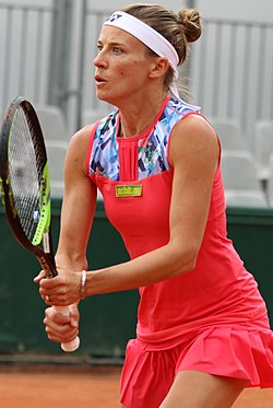 Alicja Rosolská na French Open 2019