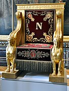 Trono de Napoléon en el Senado, de François-Honoré-Georges Jacob-Desmalter.