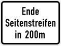 1007-59 - Henwies Ende Seitenstreifen in 200 m