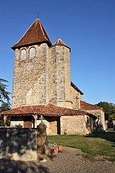 The church in Arblade-le-Haut