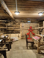 Вепсский музей в Шёлтозеро, показывающий традиционный дом и предметы традиционного быта