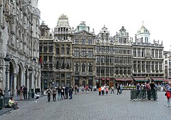 La Grand'Place au centre de Bruxelles