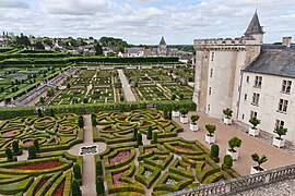 Jardines reconstituidos del Château de Villandry (1536)