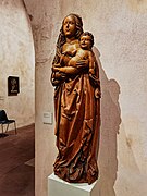 Colmar - Unterlinden Museum - Madonna and Child - Anonymous (Upper Rhine, Strasbourg), ca 1500 - Wood sculpture.jpg