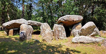 Dolmens de Keriaval, Carnac, Bretagne, France.