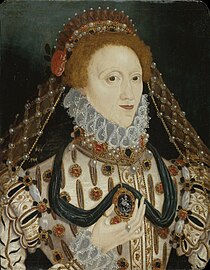 Portrait of Elizabeth I, c.1585-1595, in the British Embassy in Washington, D.C.