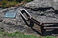 Great Chain historical marker at the boat dock