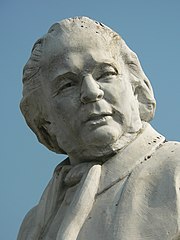 Bust of Daumier by Adolphe-Victor Geoffroy-Dechaume.