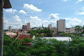 Vista parcial do Centro de Jaú