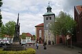 Kerkplein Walsrode tussen het centrum en het voormalige klooster