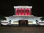 Ho Chi Minh Mausoleum in Hanoi, Vietnam