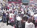 Foto na cidade de La Paz durante a semana de carnaval.