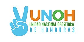 Logo oficial de la Unidad Nacional Opositoria de Honduras (UNOH)