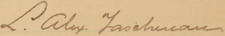 Signature de Louis-Alexandre Taschereau