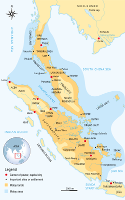 Tambralinga and neighboring Hindu-Buddhist Austronesian kingdoms in the Middle Ages