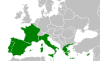 Mapa państw grupy