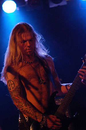 Terji Skibenas from Týr during Metalmania 2007 festival