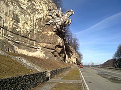 Sculpture in honor of Uastyrdzhi Uastyrdzhi