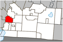 Location within Brome-Missisquoi RCM