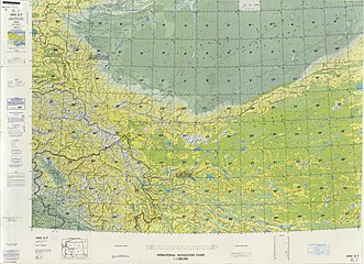 国境地帯（1980年、アメリカ防衛地図局）[注釈 3]