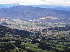 Blick auf Sogamoso