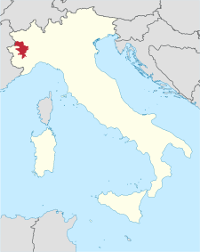 Arcidiecéze turínská na mapě
